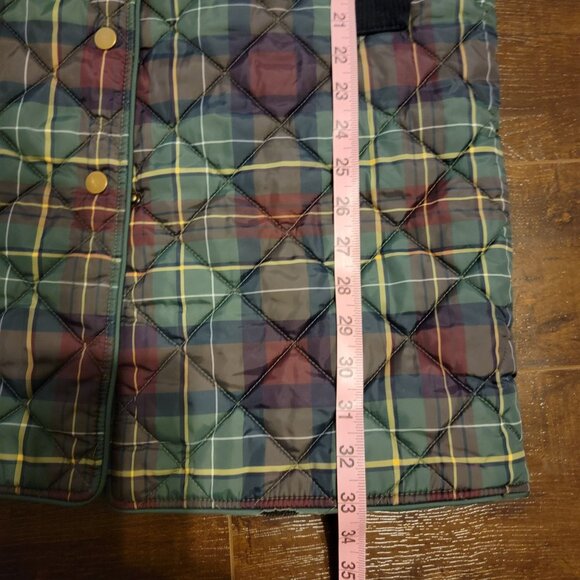 Kule Georgie Plaid Quilted Jacket Womens S Vintage Barn Coat Chore Classic - Picture 7 of 7